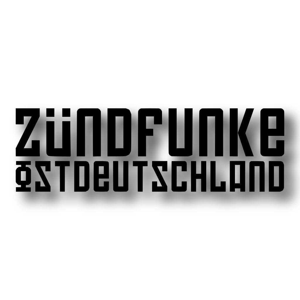 Sticker Frontscheibe Zündfunke Ostdeutschland