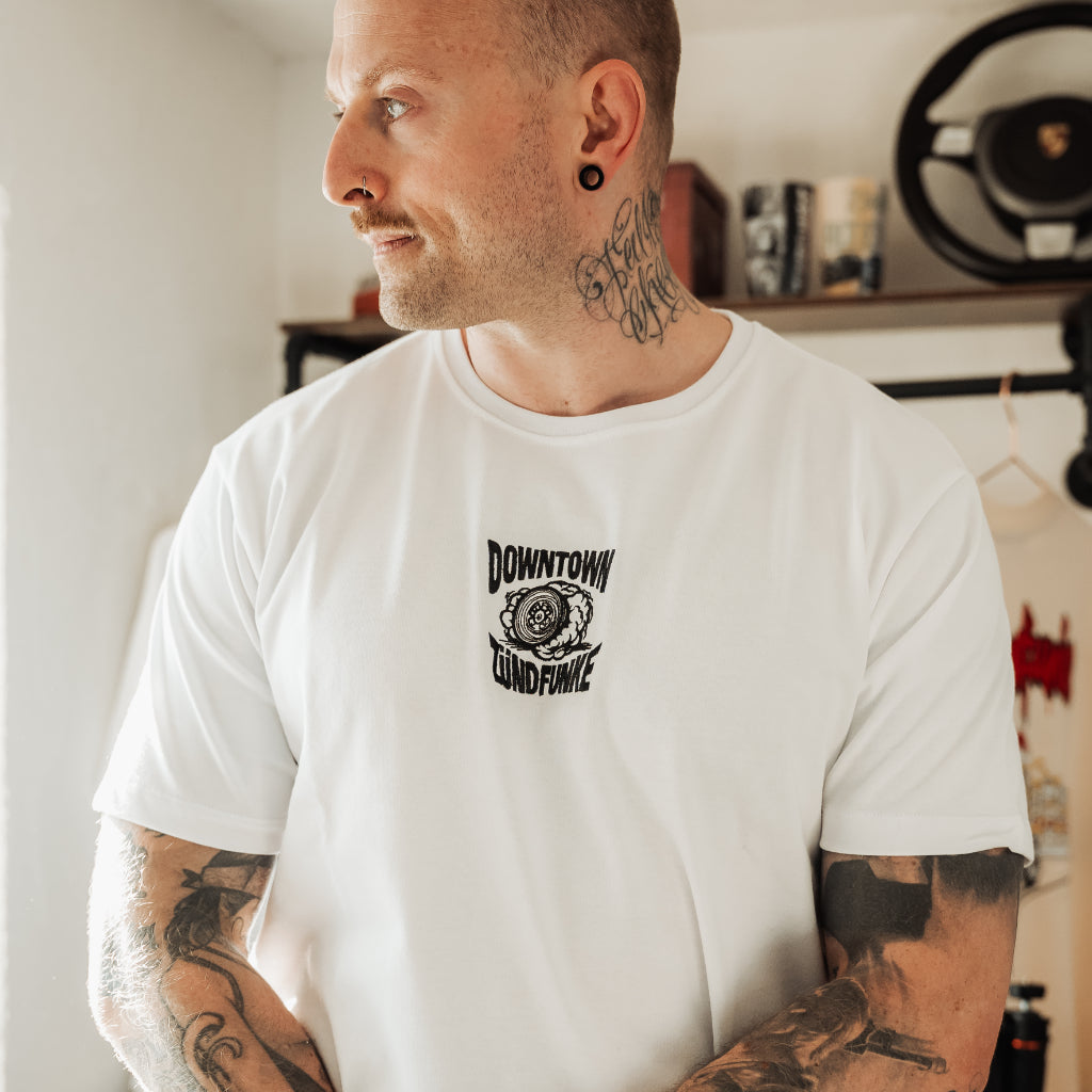 T-Shirt - Downtown x Zündfunke Vollgas Weiß