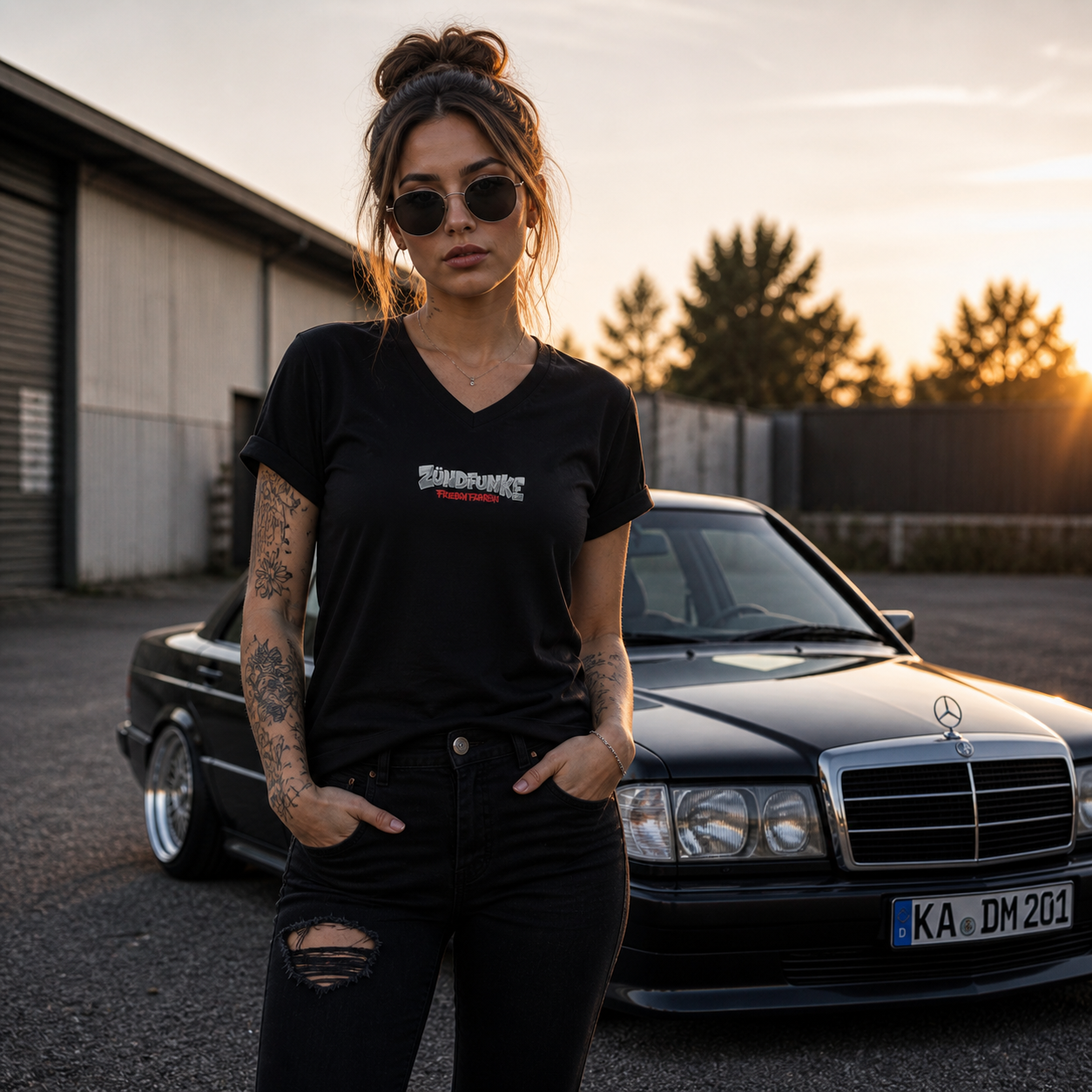 Girls Shirt Felgen Fetisch