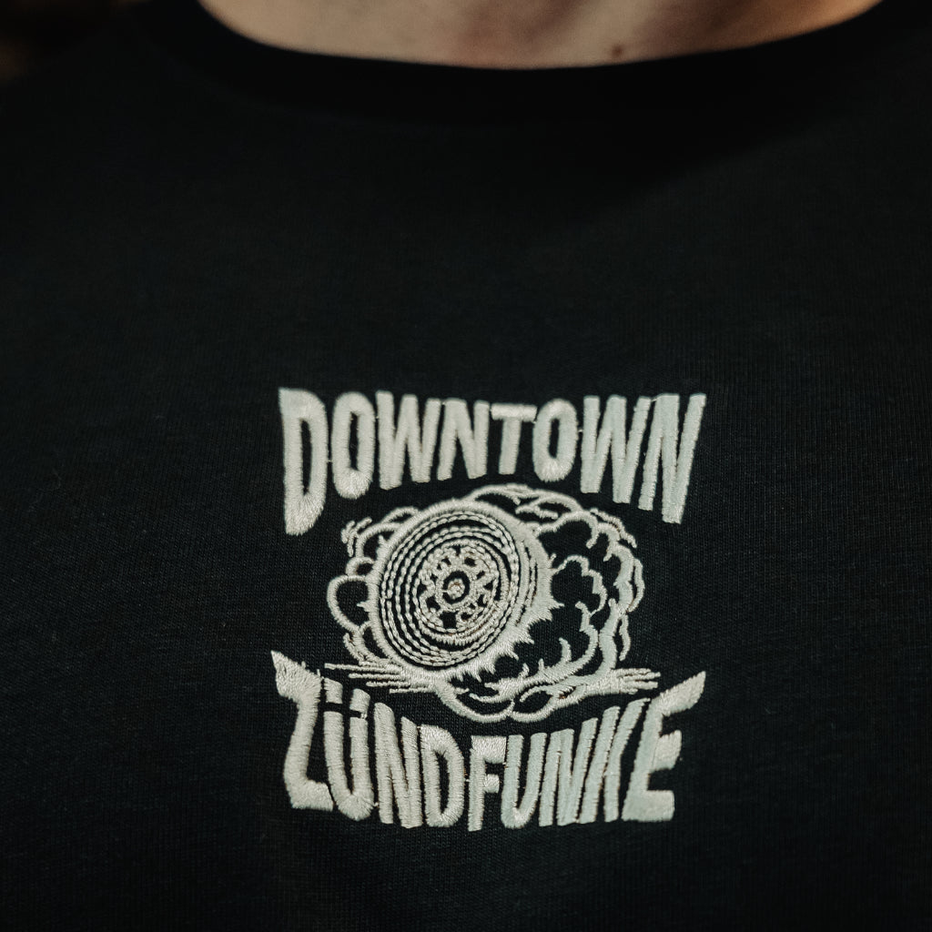 T-Shirt - Downtown x Zündfunke Wachtmeister Schwarz