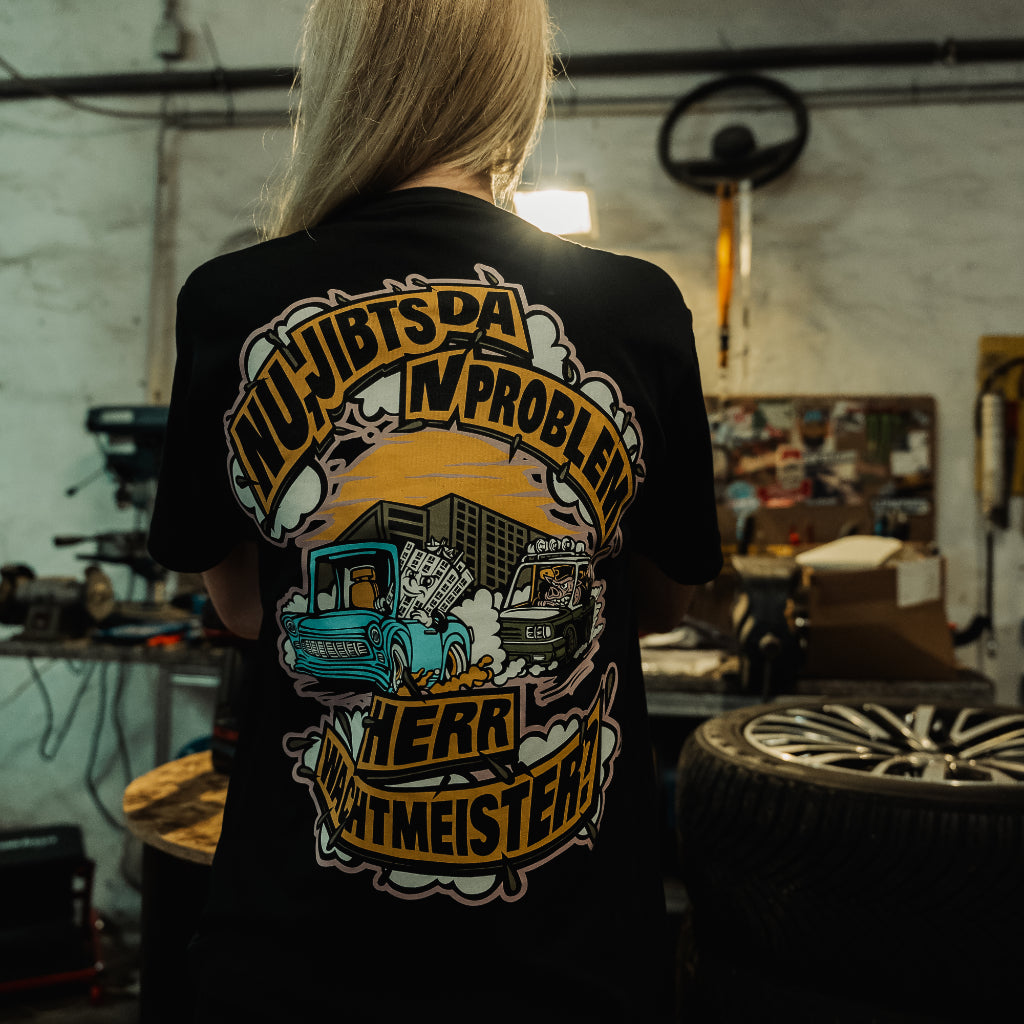 T-Shirt - Downtown x Zündfunke Wachtmeister Schwarz