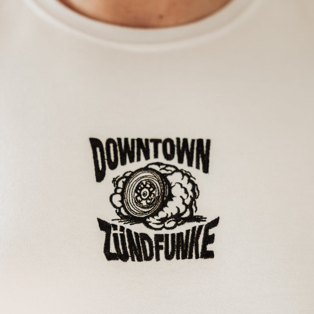 T-Shirt - Downtown x Zündfunke Wachtmeister Weiß
