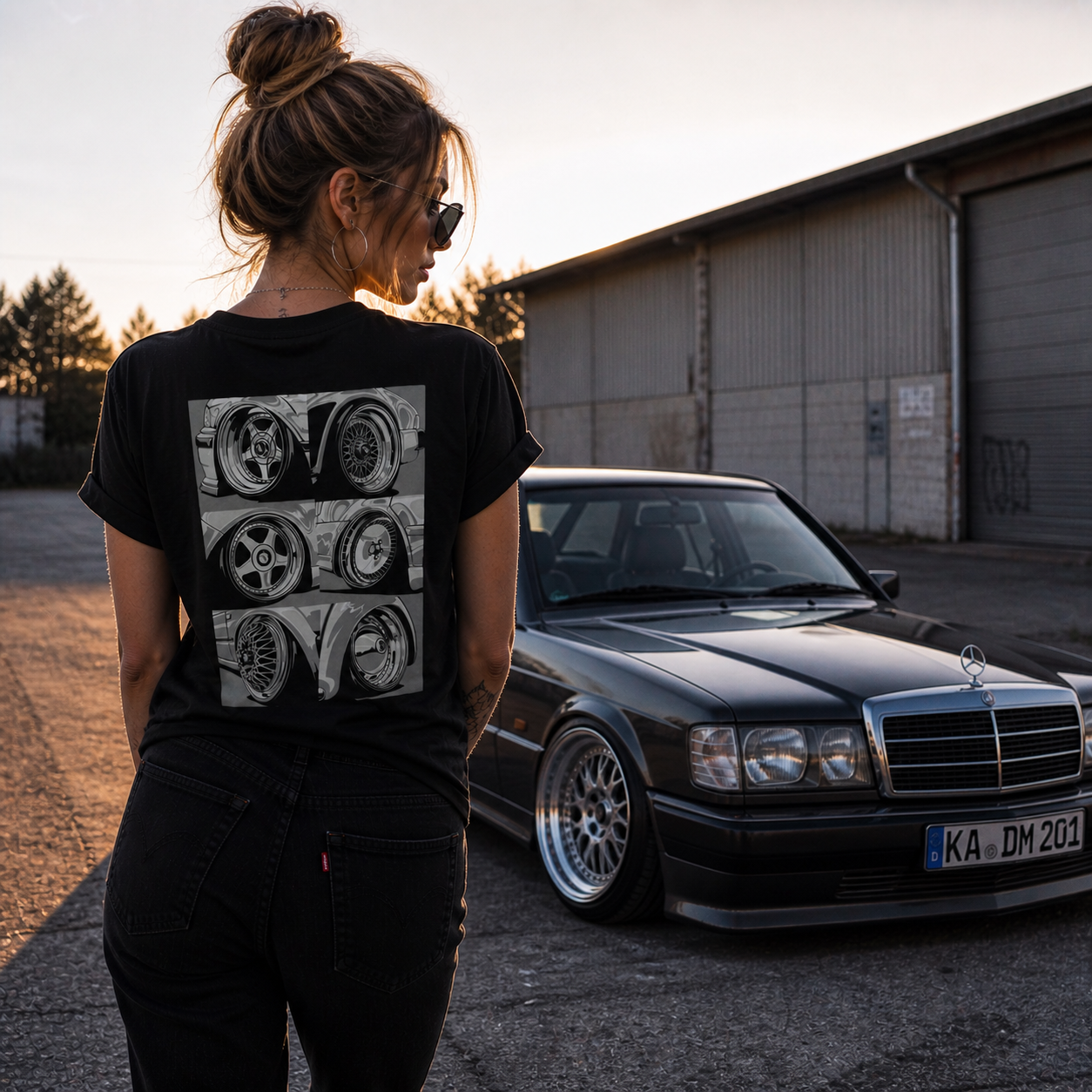 Girls Shirt Felgen Fetisch