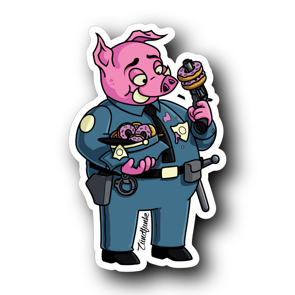 Sticker Bullenschwein